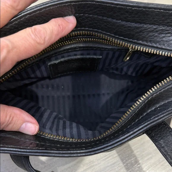Vintage Coach Black Leather Small Shoulder Bag - hkesbcoebidar.in